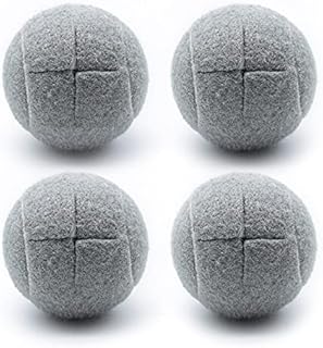 Magicorange 4 PCS Precut Walker Tennis Balls for Furniture Legs and Floor Protection, Heavy Duty Long Lasting Felt Pad Glide Coverings (Grey)