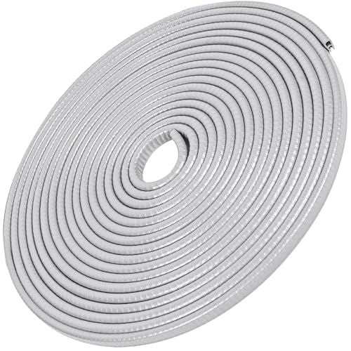 MYFAMIREA 16.4Ft(5M) Long Car Door Edge Guards, U Shape Edge Trim Rubber Seal Protector Car Door Protection Anti-Collision Rubber Clips Easy to Cut No Need Adhesive Fit for Most Vehicles| Grey