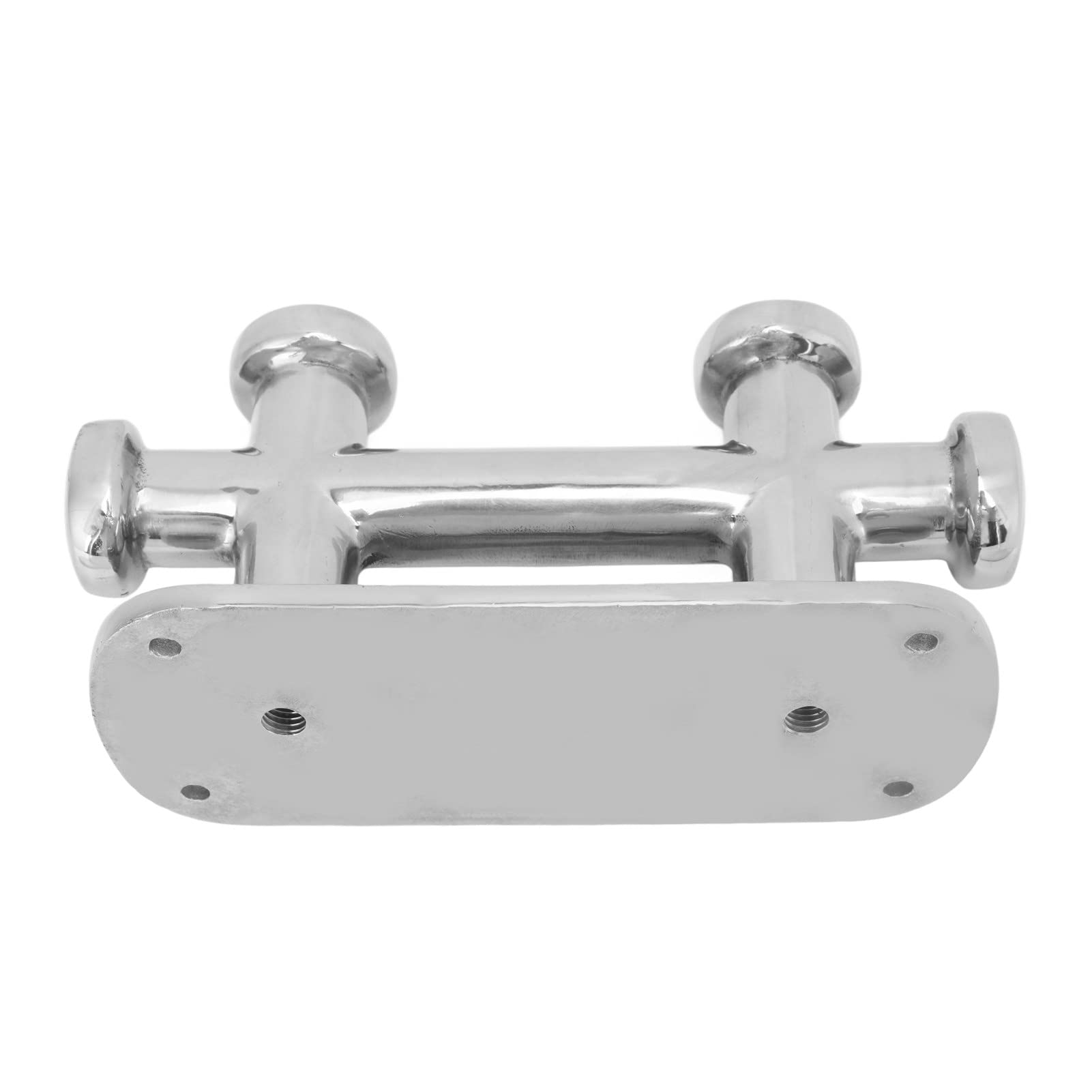 Bitta di ormeggio in acciaio inossidabile 316 con bitta a doppia croce per motoscafo per yacht Corda per barca da pesca Supporto su ponte Hardware marino 150x80x60mm