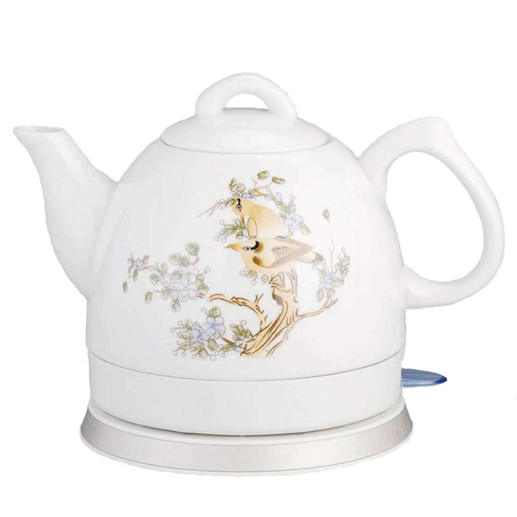 Kettles,Electric Kettle Ceramic Automatic Power off Fast Boiling Removable Base, Boil Dry Protection 1L Oriolus