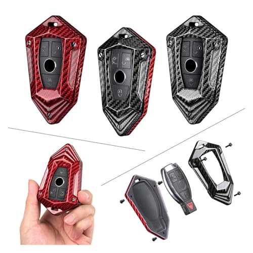 Funda de llave para Mercedes Benz de fibra de carbono ideal viajes