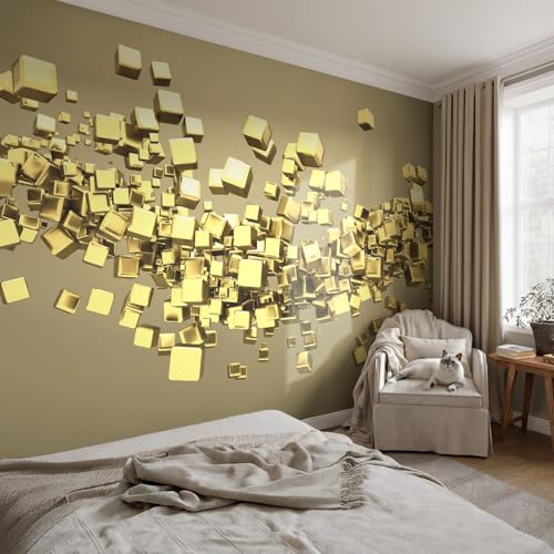 Papier peint facile à poser et lavable pour masquer les défauts du mur de salon - 3