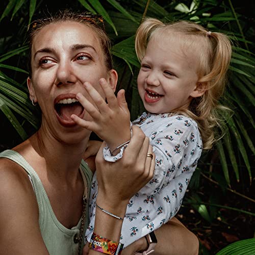 Ldurian Morse Code Bracelet, Dad Mom Brother Sister Daughter Son Friend Morse Code Bracelets, Adjustable String Matching Beads Secret Message Jewelry 7