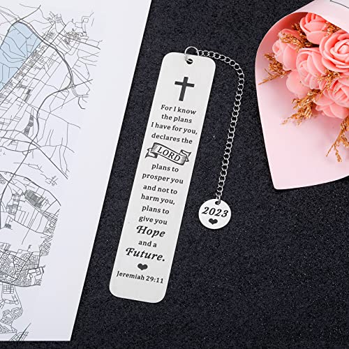 Marcador de livro para presentes de formatura de 2023 para mulheres e homens, universidade, universi