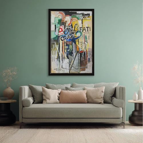Albert Gleizes Chal Post impression sur toile déco murale bureau 30x45 - 5