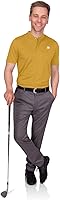Vista 4 de Three Sixty Six Polo de golf de manga corta para hombre, ligero, absorbe la humedad, secado rápido, tejido elástico
