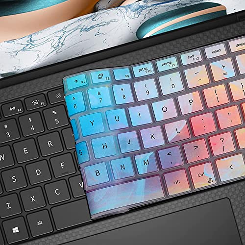 Protector de teclado colorido para Dell XPS 15 y 17 miniatura 5