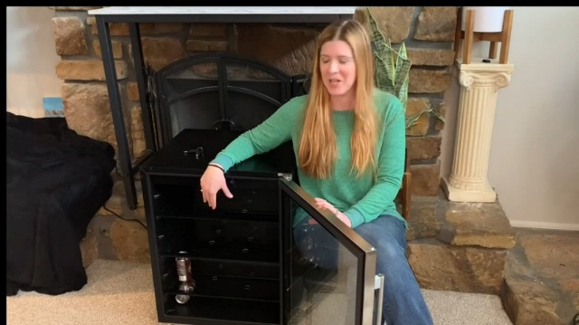 24 inch beverage fridge on Amazon Live
