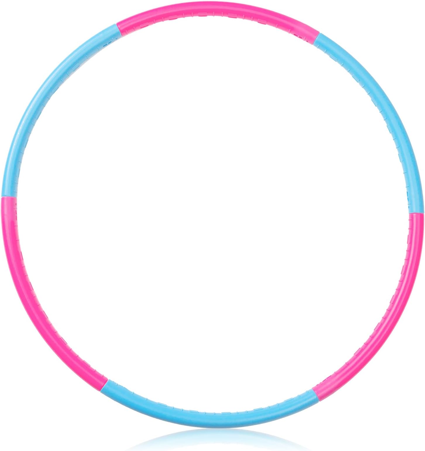 Liberry Kids Exercise Hoop, Detachable & Size Adjustable Toy Hoop, Professional Fitness Rings, Sport Gift in Blue, Pink