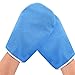 Noverlife Paraffin Wax Work Gloves & Booties, Wax Bath Hand Treatment Mitts Foot Spa Cover for Women, Thin Heat Therapy Insulated Soft Cotton Mittens Feet Hand Care Set - Blue