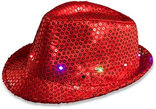 The Glowhouse Flashing LED Fedora Hat