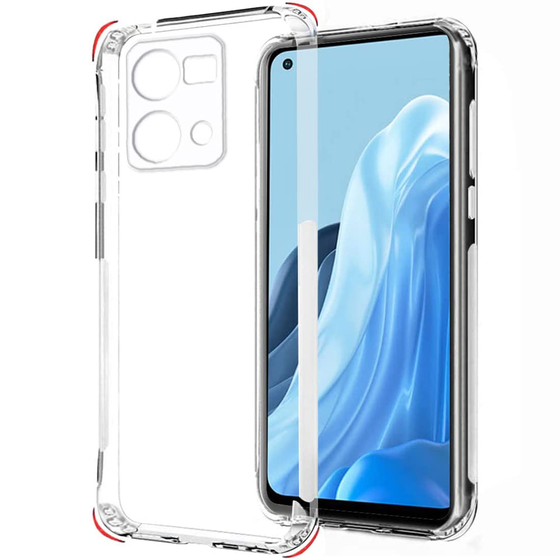 Amazon Brand- Solimo Basic Case for Oppo F21 Pro 4G (Silicone_Clear) (B0BRJTPZH6) Amazon Price History, Amazon Price Tracker