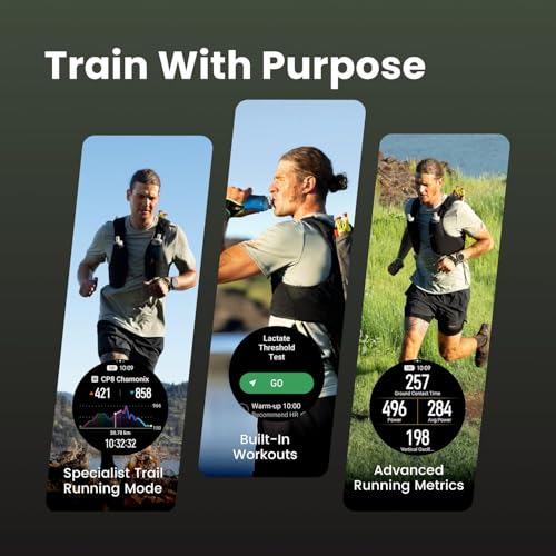 Image of Amazfit Cheetah 2 Ultra 47mm GPS Smartwatch, 1.5 inch AMOLED Sapphire Glass, Ti Case, 30-Day Battery, Flashlight, 64GB, Offline Maps, 5 ATM, 180+ Sports & HYROX Fitness Tracker for Android & iPhone