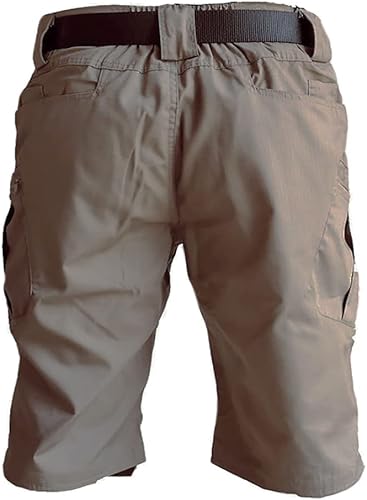 Miniatura 2 de Pantalones cortos tácticos de entrenamiento para hombre, uso al aire libre, casual, de secado rápido, con múltiples bolsillos 28-46 (sin cinturón)