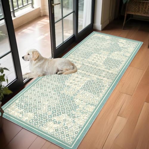Tapis devant évier lavable pour réchauffer l\'ambiance du salon