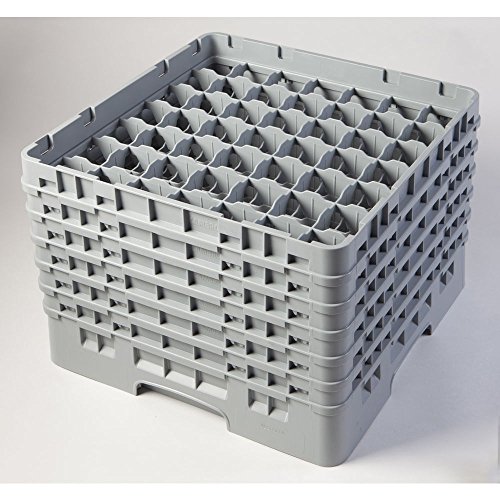 Camrack Glass Rack, W/6 Extenders, Full Size, 49 Compartments, 2-7/16'' Max. Dia, 11-3/4'' Max. (2 Pieces/Unit)