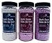 Greenbrier Body Relaxing Bath Salts Scented Spa, Rose Lavender Vanilla Mineral Set, 17.6 oz.