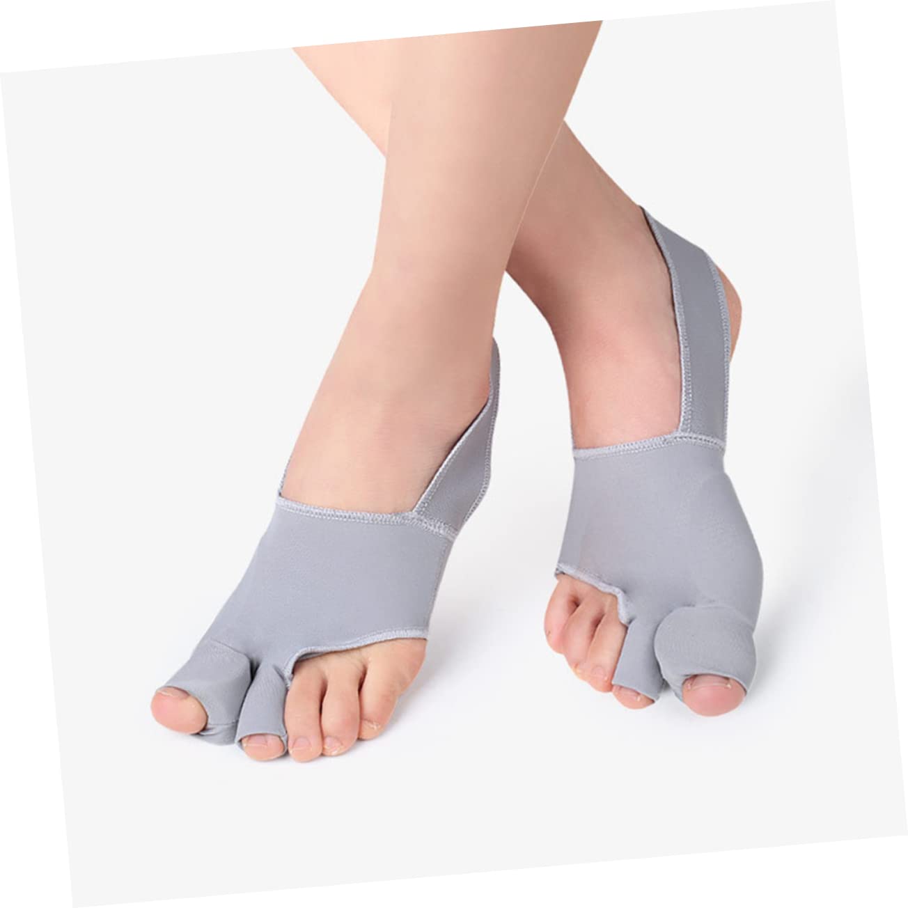 KOMBIUDA 2pairs Toes Socks for Hiking Bunion Socks Toe Separators Foot Ankle Support Small Foot Protectors
