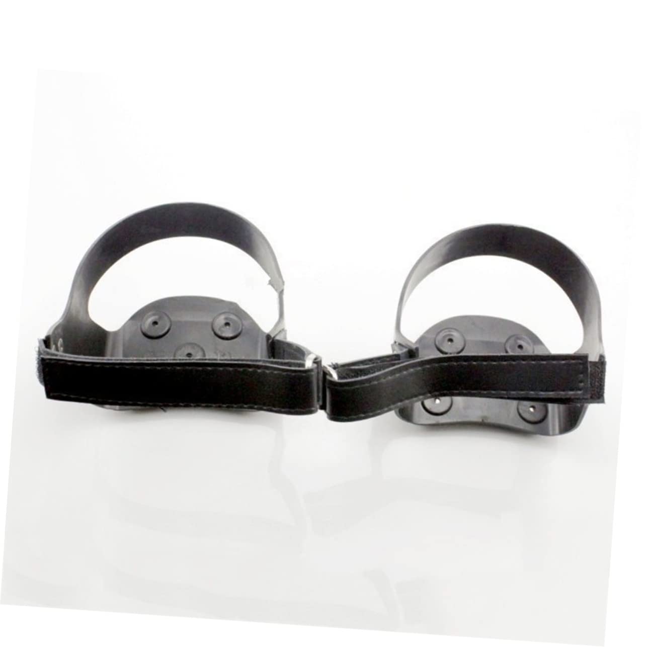 Holibanna Ramponi da Neve in Silicone 5 Denti Antiscivolo Striscia Riflettente per Scarpe da Escursionismo e Stivaletti Invernali, Protezione Sicura per Camminate su Ghiaccio