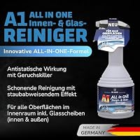 Dr. Wack A1 All in ONE Innen- & Glasreiniger 500 ml - Auto Innenraum Reiniger - für Glas, Kunststoff, Polster, Leder & Lacke geeignet - Geruchsneutralisierer Auto - Hochwertige Autopflege – Ansicht 2