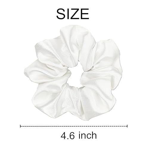 Miniatura 3 de 6 coleteros de satén de cristal para el cabello, de seda suave, bandas para el cabello de moda, cuerdas elásticas para coletas, accesorios para el