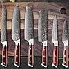 Kitchen-Knife-Set-6-Piece-Professional-Damascus-Chef-KnivesSharp-High-Carbon-Stainless-Steel-BladeVG10-67-Layers-Full-Tang-Deluxe-Damascus-Steel-Knife-Set Kitchen Knife Set 6 Piece Professional Damascus Chef Knives,Sharp High Carbon Stainless Steel Blade,VG10 67 Layers, Full Tang Deluxe Damascus Steel Knife Set