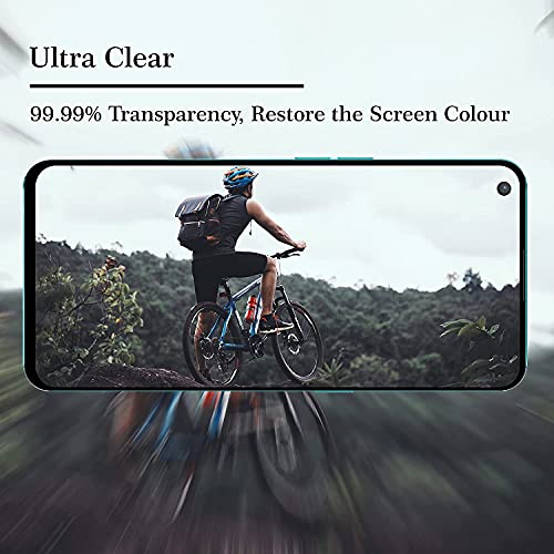 Image of OpenTech Military-Grade Tempered Glass Screen Protector Compatible for Oneplus Nord CE 2 Lite 5G (2022) with Edge to Edge Coverage and Easy Installation kit