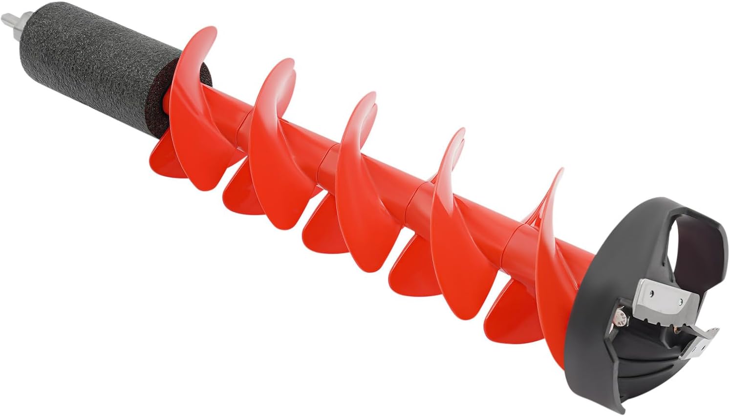 LYNICESHOP 6 inch Ice Drill Auger for Ice Fishing, Lightweight Nylon Ice Fishing Auger Replacement Part with Stainless Steel Blades, Universal Adapter, Portable Ice Auger for Electric Drill