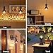 ONEWISH LED Globe Bulb, Warm White 300LM 2700K 4W, 35W Equivalent, E26 Base, Edison Light Bulb for Home Decor, 1 Pack