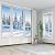 47 x 63 Inch EVA Window Insulation Kit - Heavy Duty Adjustable Film with 2 Hook & Loop Straps & 10 Thumbtacks, Reusable Thermal Insulation for Winter, Breathable Weatherproof Home Protection (S)