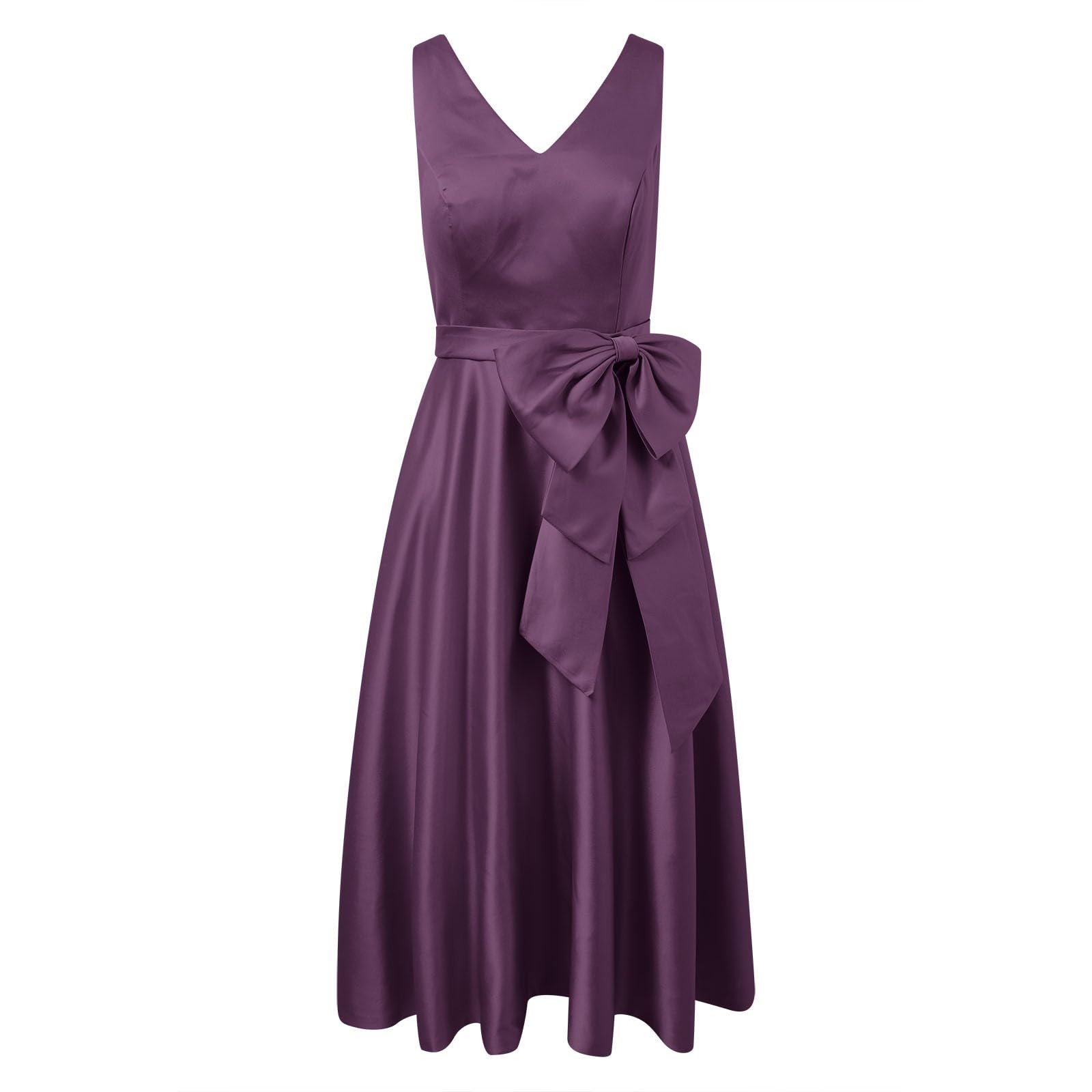 Elegante Vestido de Noche Formal en Satén para Banquetes y Celebraciones con Tejido y Diseño Sofisticado