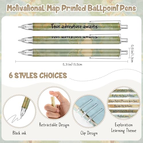 Stylo à bille anti-perte avec marque-page pour classe Sinload - 2