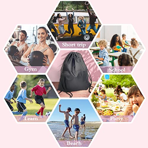 Haizct Pirouettes and Bling Drawstring Backpacks, Drawstring Backpacks, Ballet Dance Bags, Bags for Yoga Dance Rehearsal, Great Gift for Ballet Dancer Actor Actress4