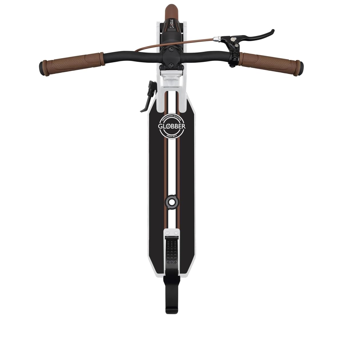 Globber - Trottinette One K 180 BR Guidon Fixe avec Frein Vintage - Noir