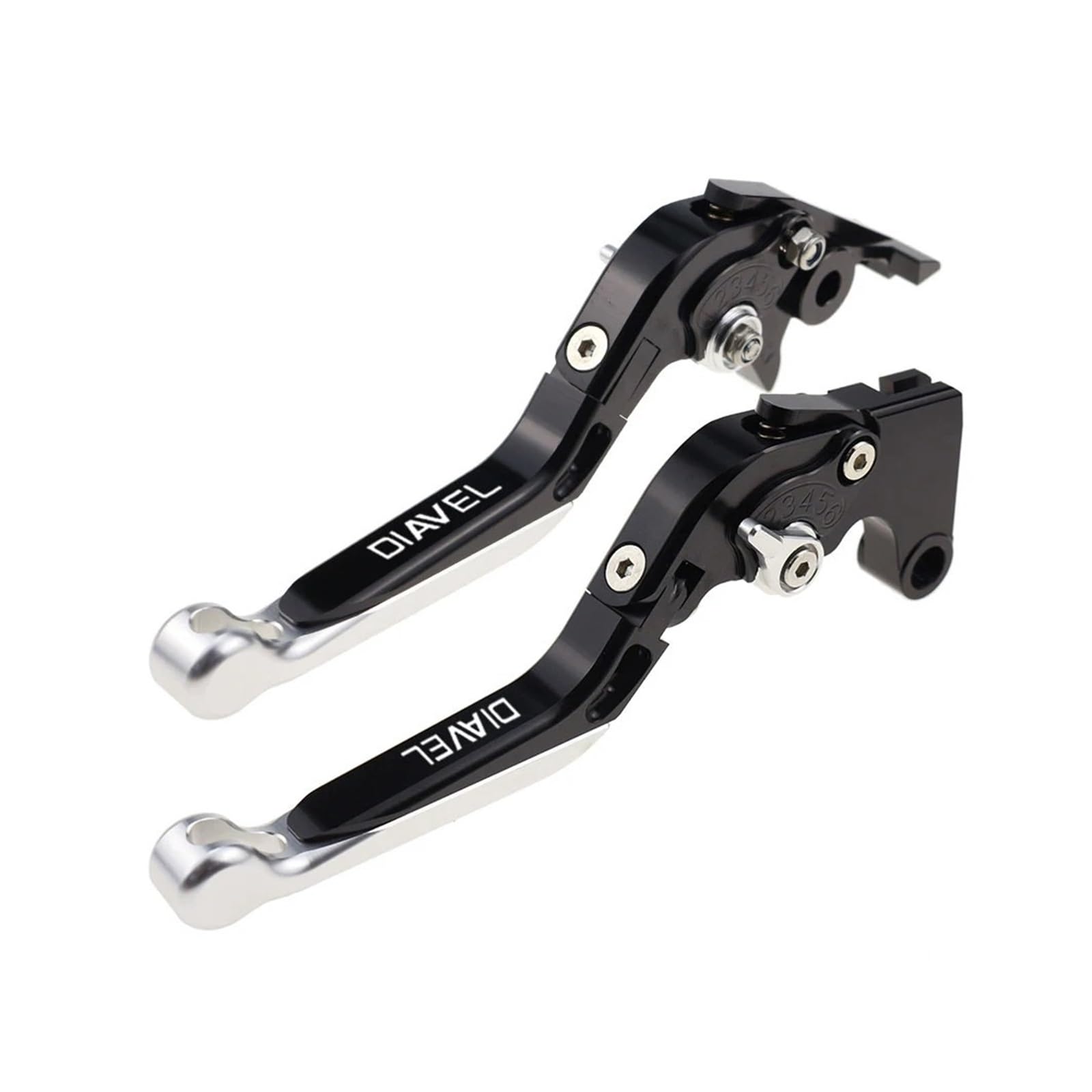 Yxbswbjd 05 Aluminum Alloy Folding Brake Lever For Diavel Motorcycle Folding Extendable Brake Clutch Lever Set