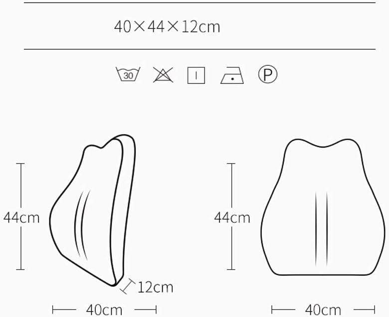 Lumbar Pillow Car Lumbar Support Lumbar Cushion Back Seat Belt Driver Car Memory Cotton Rely On Car Waist Pad(Black)