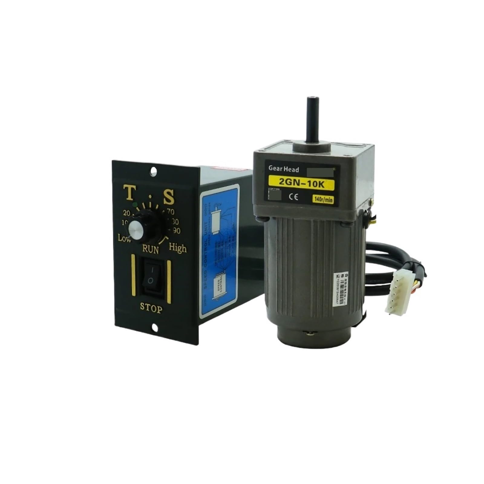 MUYTQAERG Motor 6W AC 220v 50/60hz Asynchronous Induction Shaft 8mm + 120w Speed Controller DC(0-8RPM)