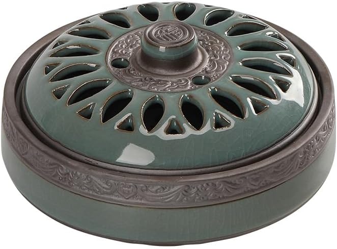WHZHDMA Incense Holder Incense Burner Household Indoor Ceramic Incense Plate Sandalwood Box Incense Holder Ornaments Incense Burner Waterfall