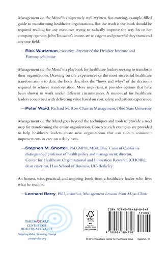 Management on the Mend: The Healthcare Executive