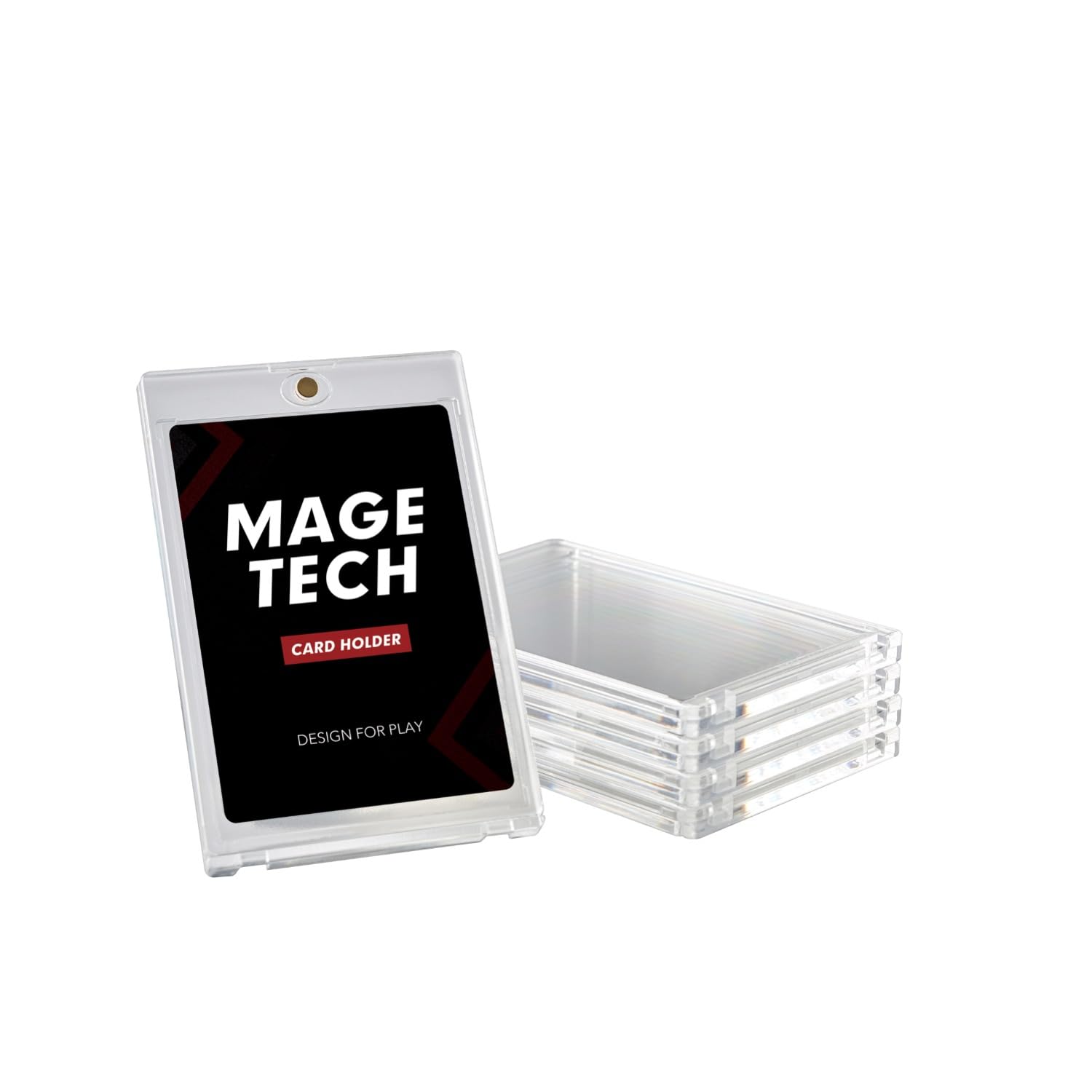 Mage Tech 35pt Magnetic Card Holder Transparent 5ct