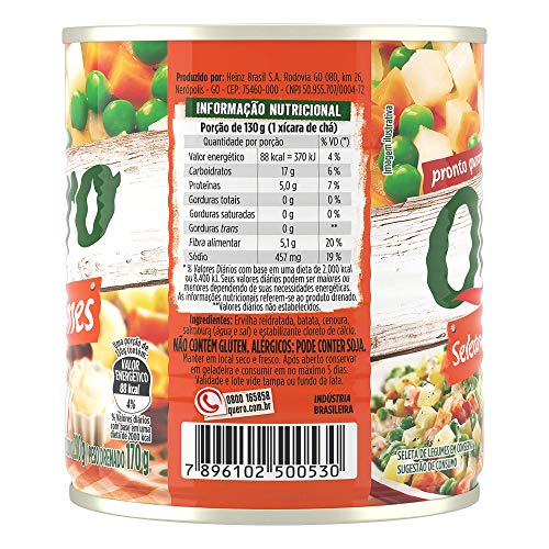 Seleta de Legumes, Quero, 170g