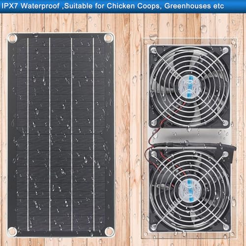 Ventilateur à énergie solaire 10W à haute efficacité réglable