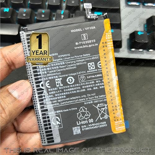 Image of BN62 Battery for Xiaomi Redmi 9 Power (M2010J19SI, M2010J19SL) with 1 Year Warranty. [6000mAh Capacity] (Blazing Blue)