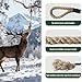 Dadangjia 3pcs Deer Scent Rope, 30 Inch Hemp Scent Rope for Deer Hunting, Easy to Set Up Mock Scrape Deer Rope Scent Kit for Hunter Gifts
