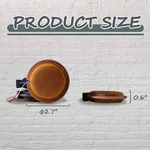 Personalized Genuine Leather Tape Measure, Customized Sewing Tape Measure, Engrave Initial Name, Pull Ruler Measuring Clothes Pendant Portable Retractable Tape Measure, Gift for Mom, Grandma, Dad3