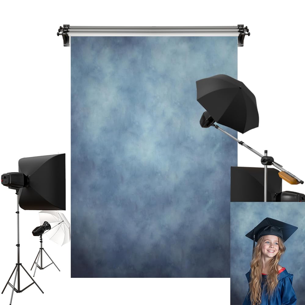 Kate 6.5x10ft/2m(W) x3m(H) Large Blue Backdrops Retro Cyan Photography Background Props Studio Headshot Abstract Backdrop
