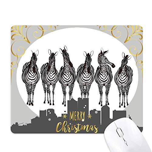 Tapis de souris Pinto animal nuit de noël, grand tapis de souris caoutchouc ordinateur