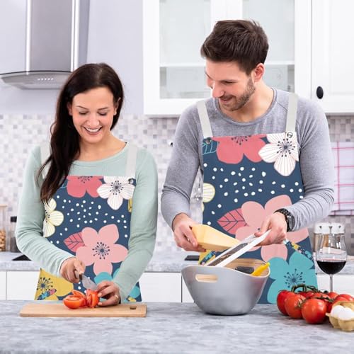 Tablier de serveuse multicolore pour le nettoyage de la maison