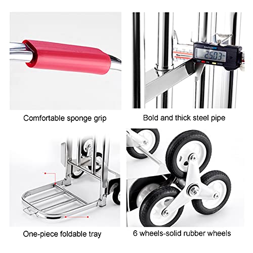 Carretilla plegable portátil para escaleras 100kg miniatura 5