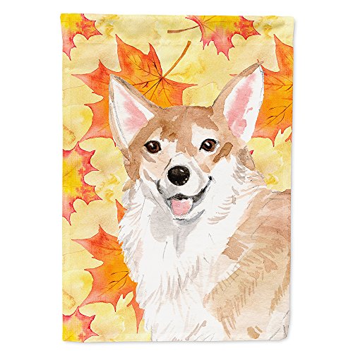 Corgi Fall Flag Caroline's Treasures grand drapeau résistant qui ne ternit pas
